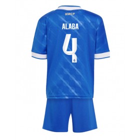 Dětské fotbalový komplet Real Madrid David Alaba #4 Tretí košile 2025-26 Krátkým Rukávem